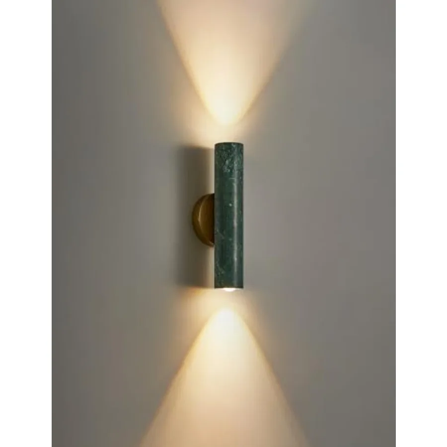 

Nordic Style Stone Wabi-sabi Wall lamp, Natural Marble lampshade up and Down Light, Alabaster Wall Sconce, Indoor Wall lamp, Di