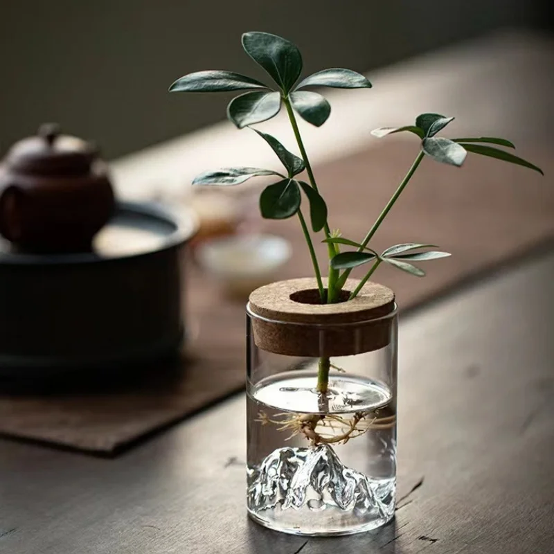 

Miniature Landscape Flower Pots Transparent Glass Vase Hydroponic Plants Pot Modern Flower Planter Balcony Decor Plant Accessory