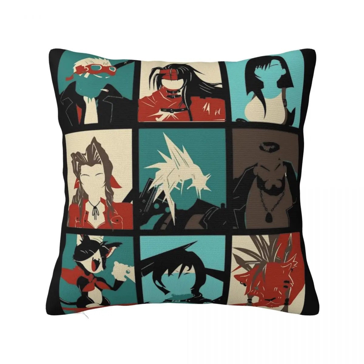 

Fantasy Final Seven Pillowcases Soft Cushion Cover Decor Fantasy Final VII Remake Throw Pillow Case Cover Sofa Multi Size