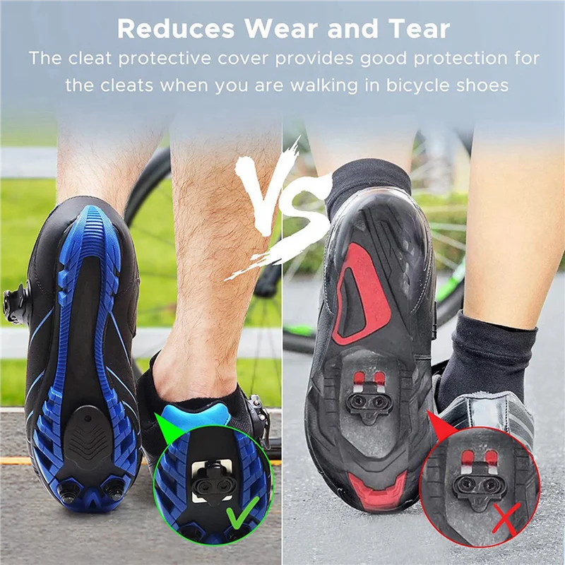 

A74K-SPD Cleat Covers, Durable Bike Cleat Covers Compatible With Shimano SM-SH51 SPD Cleats, 10Pair