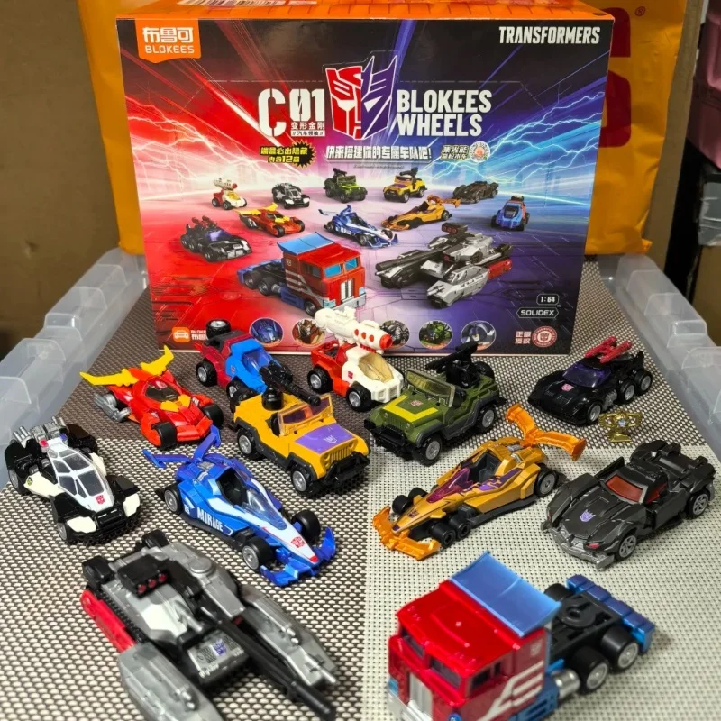 

Original Blokees Wheels Ultraman Car C01 Figures Series Blind Box Tiga Zero Anime Peripheral Collection Ornament Toys Gifts