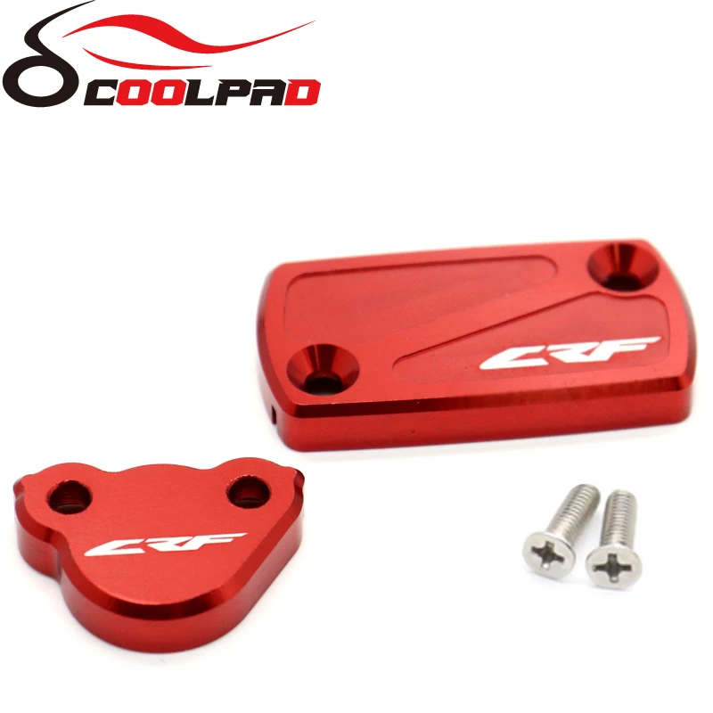 Front Rear Brake Fluid Reservoir Cover For HONDA CRF150R CRF250R CRF250X CRF450R CRF450X CRF 250 450 RX 450L Motorcycle CNC