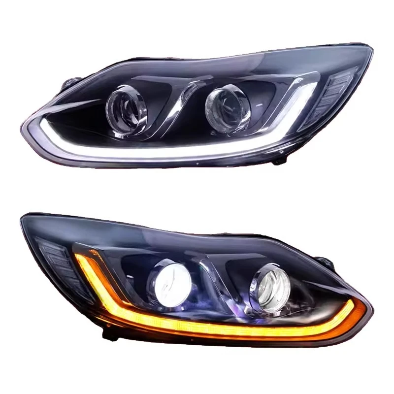 

for Focus MK3 2012 2013 2014 Headlight Modified LED Car Accessories Head Light Plug and Play DRL Front Light