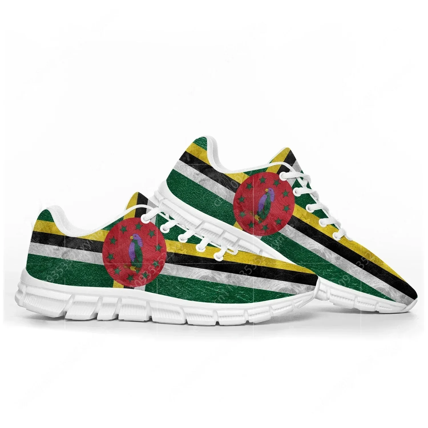 

Кроссовки с флагом Доминиканской Республики, мужские и женские, повседневные, на заказ, высокого качества, парные