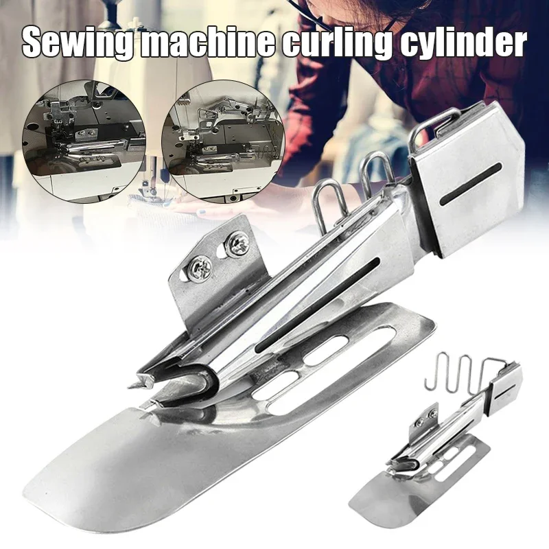 

Industrial Sewing Folder Flat Binding Seam Fold Binder Sewing Accessories Stretched Cylinder Folder