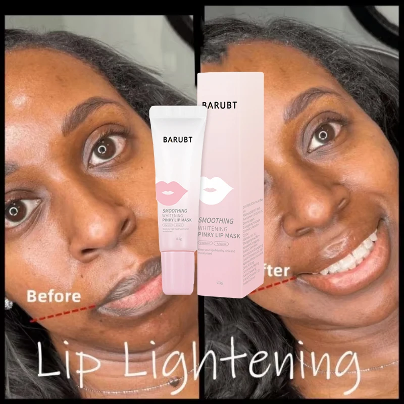 

Lip Balm Whitening Remove Dark Lighten Melanin Lip Mask Fade Lip Line Brighten Exfoliating Moisturize Dead Skin Repair Lip Care