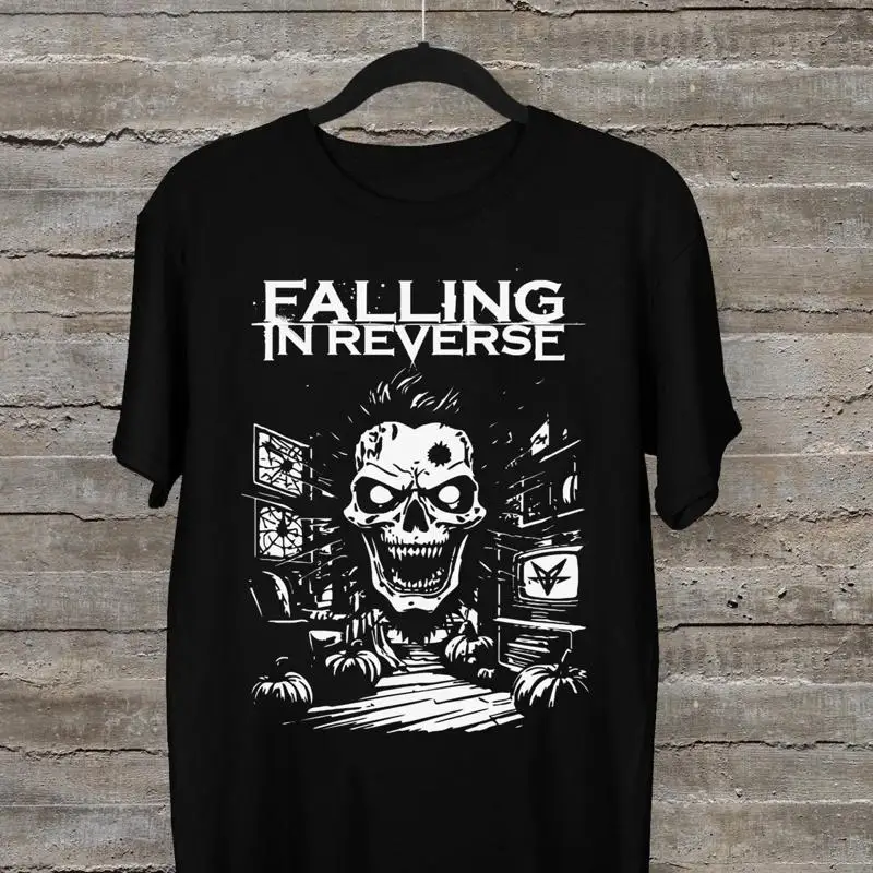 

Новая черная футболка всех размеров для гостиной Falling In Reverse