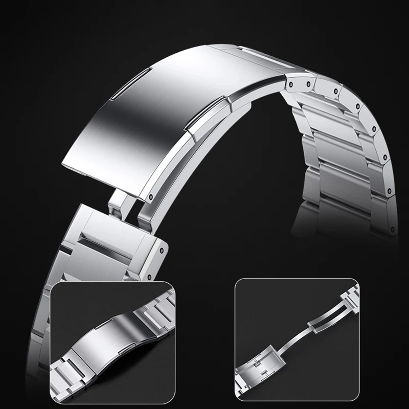 22-mm-Armband aus Titan für die HUAWEI WATCH Ultimate 2, mit Schnellverschluss, passend für Huawei Watch 5, 4/GT 7 Pro, GT6, 5, 4, 3, 2, 46 mm. – Detail 2
