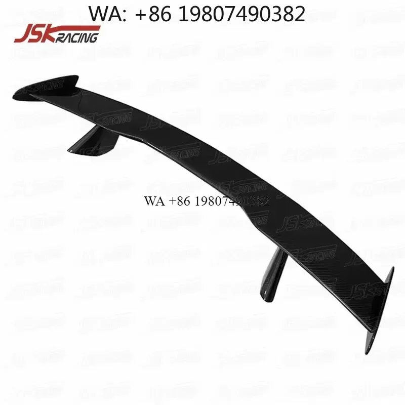 Wmwmnu M Style Dry Carbon Fiber Rear Spoiler Wing Trunk Lip for 2019 2020 2021 2022 GT Car Exterior Accessories Body