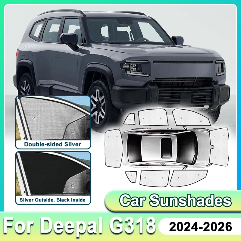 

For Deepal G318 Car Accessories 2024 2025 2026 Car Front Windshield Sunshade Heat Insulation Privacy Sun Shield Cover Accesorios