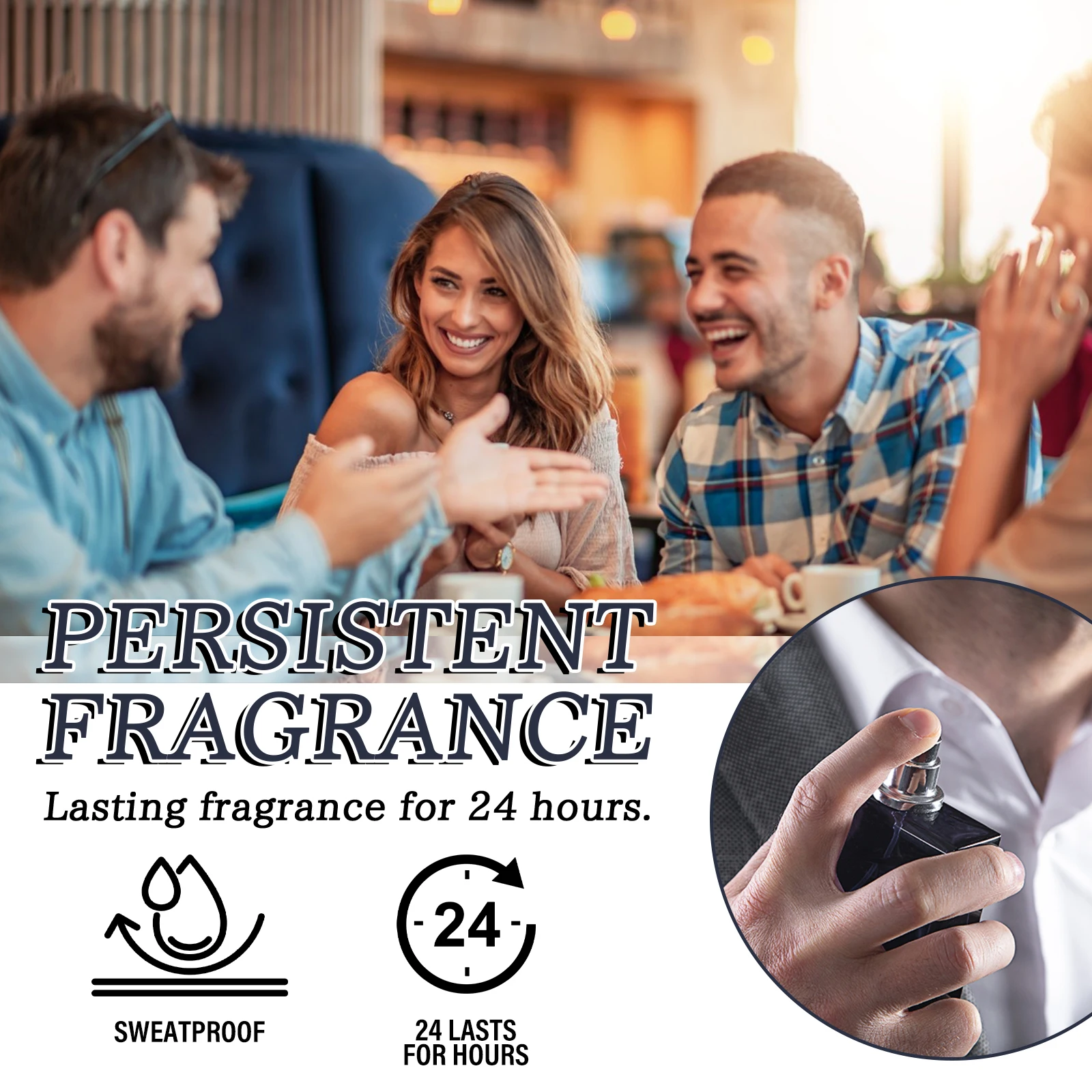 Sexuellement floral longue durée pour hommes, parfum de mode, parfum charmant, spray sans stimulation, étiquettes de parfum corporel, parfum d'aromathérapie