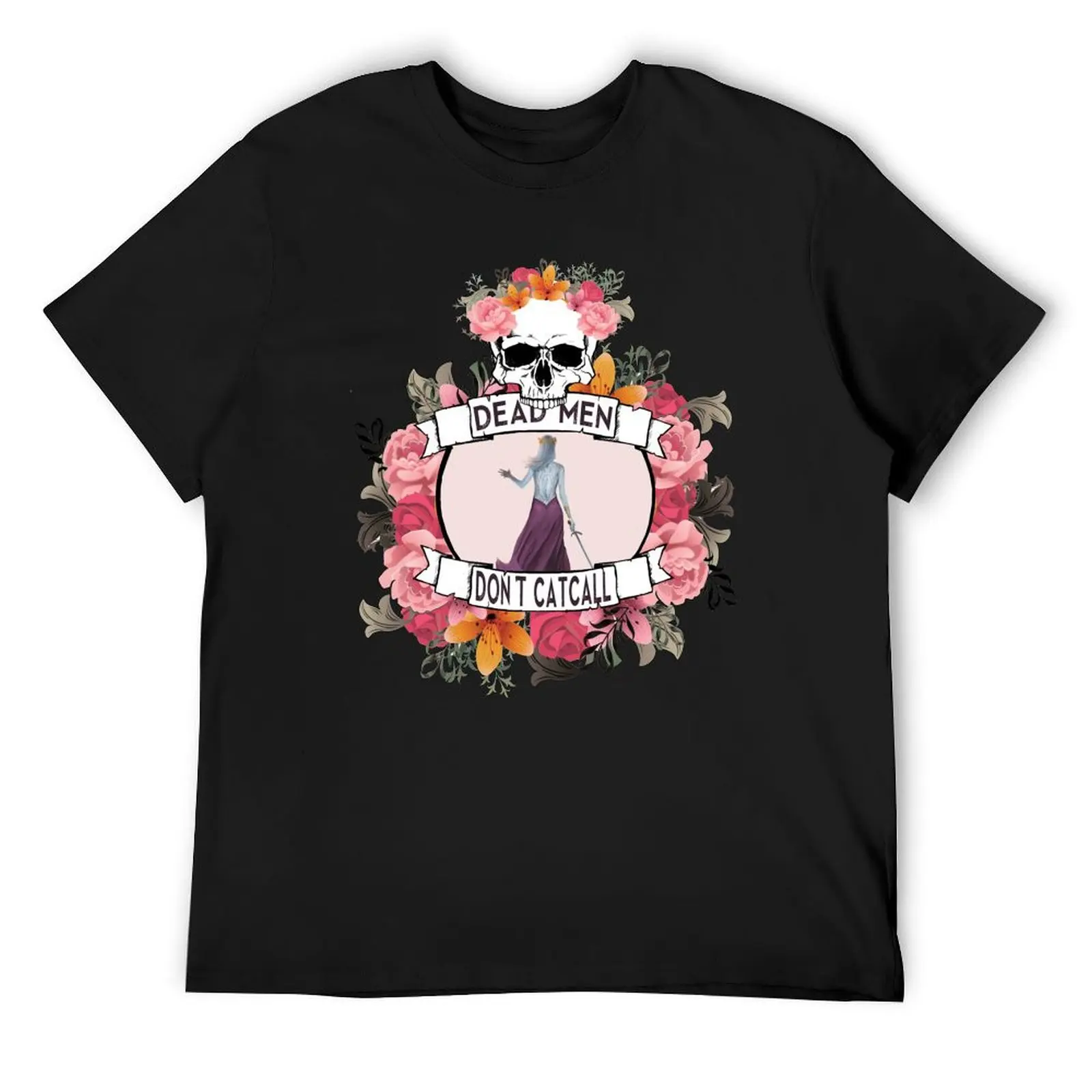 

Dead Men Don't Catcall T-Shirt plus size clothes luxury designer street wear t shirt men 100℅ cotton