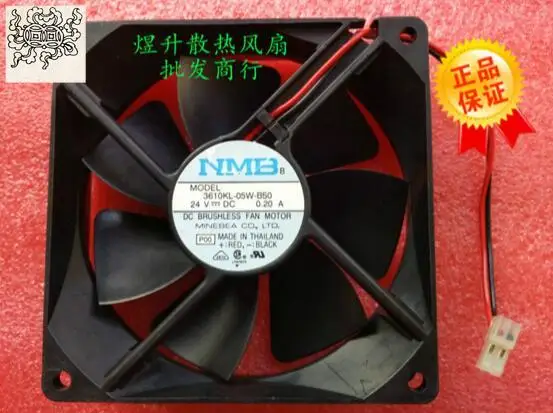 

Jinlingge для оригинального NMB 3610KL-05W-B50 DC24V 0,20A 9025 2-проводной инверторный вентилятор