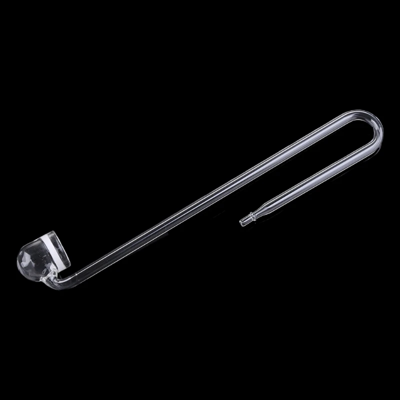 L69A CO2 Diffuser Glass Atomizer U-Shape R-Shape for Aquarium Planted for Tank High CO2 Dissolution Rate Simple Hang to Use