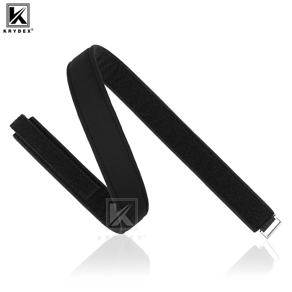 

KRYDEX 1.5” Padded Inner Belt Black Loop Lined Underbelt Comfortable Inner Duty Battle Shooting Belt