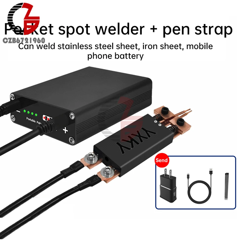 18650 Lithium Battery Spot Welding Machine 9 Gears Adjustable Spot Welders 320mm Welding Pen Battery Integrated Welding Tools