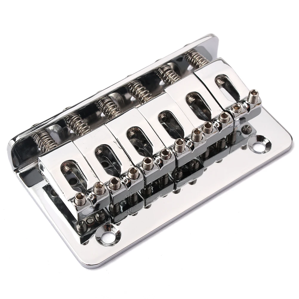 

1 set 73Mm Slotted Metal Saddle Bridge For 6 String Ukulele Guitar Replacement Vintage Style Diy Strain Plate Musical Instrument