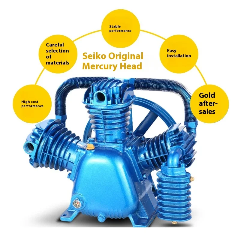 Cabeça da bomba do compressor de ar de metal Fiac Cabeça do compressor de ar de alumínio com pistão Cabeça da bomba do compressor de ar de alta qualidade