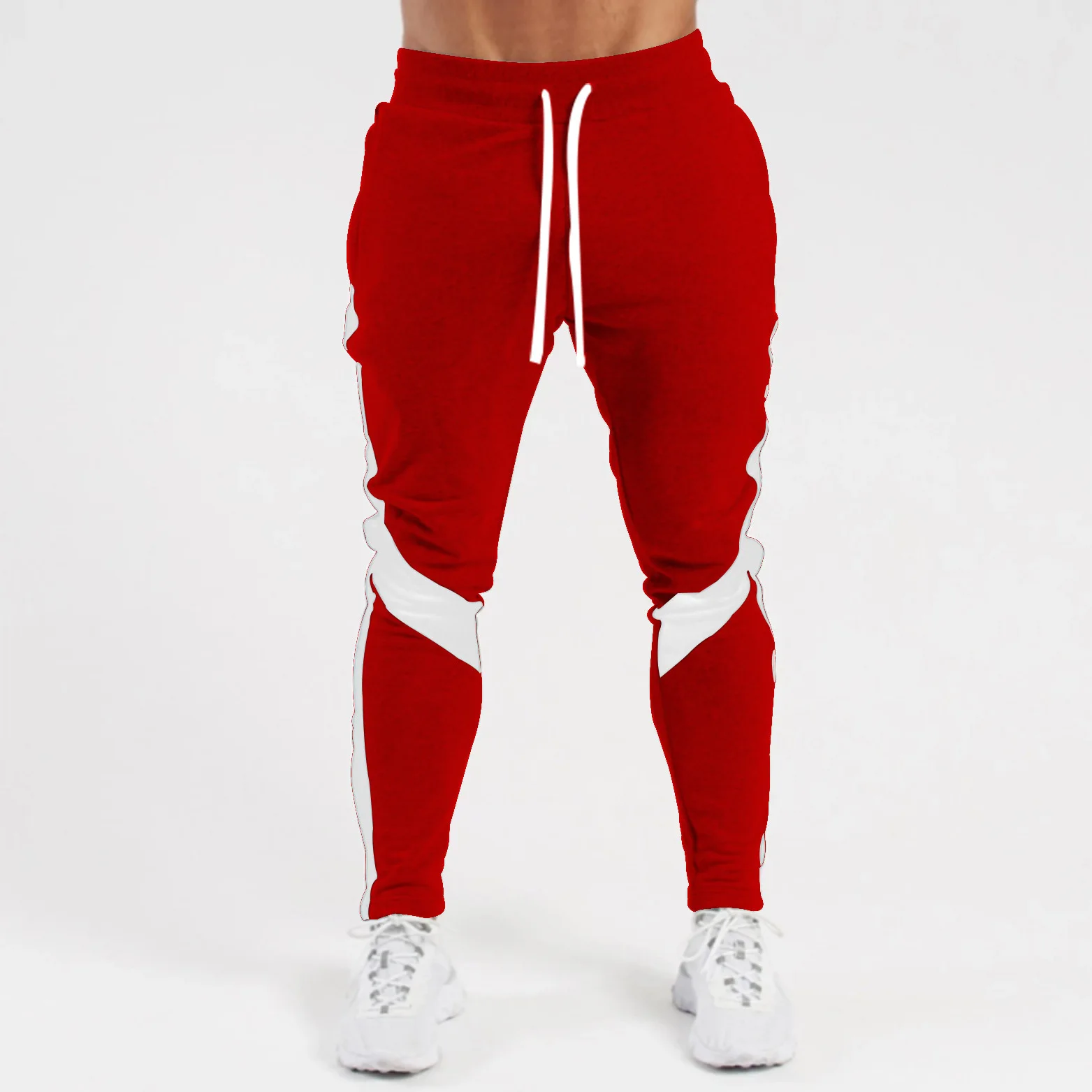 Mens Casual Pants Autumn Winter Sweatpants Men Running Jogger Sports Gym Trousers Fashion Solid Color Workout Long Pants 2025 image 5