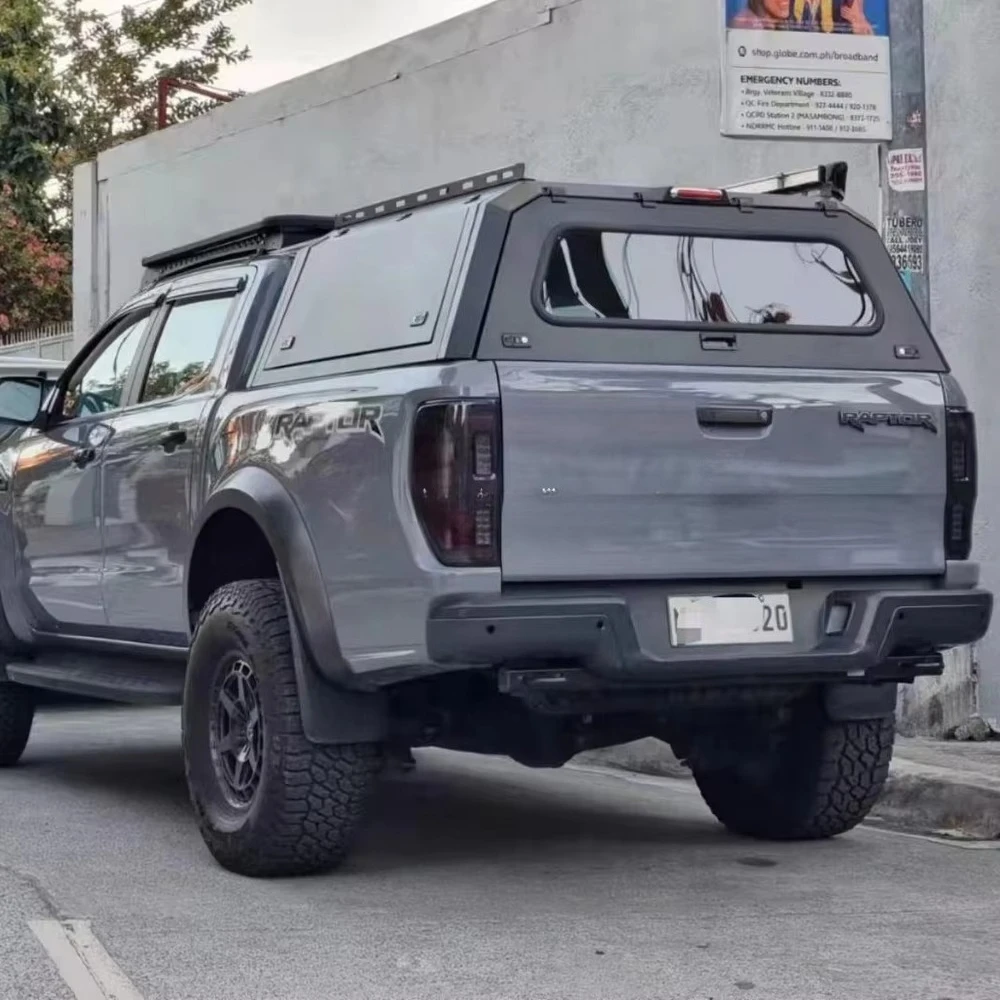 

4X4 Waterproof Trucks Hardtop Toppers Canopy Tonneau Steel Hard Top Pickup Topper Camper Shell For New Gen Ford Ranger Bed Cap