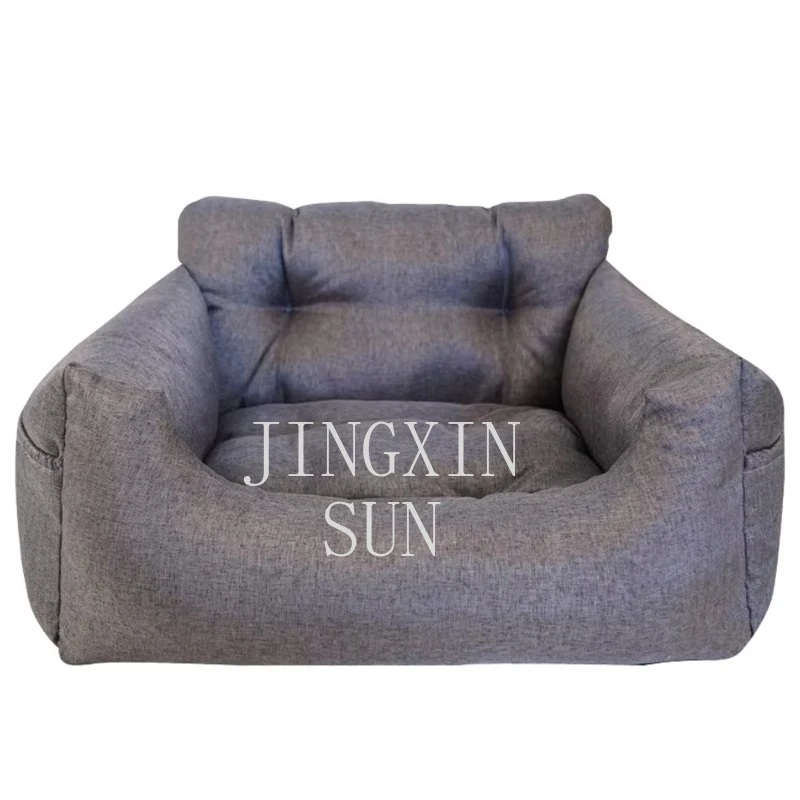 Custom logo pet car seat raised bed dog car seat bed buckle pet car seat