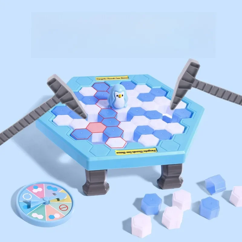 البطريق الصغير لكسر الجليد يحفظ لعبة البطريق الصغير يطرق الجليد للأطفال سطح المكتب المنافسة التفاعلية ألعاب الأطفال الوالدين