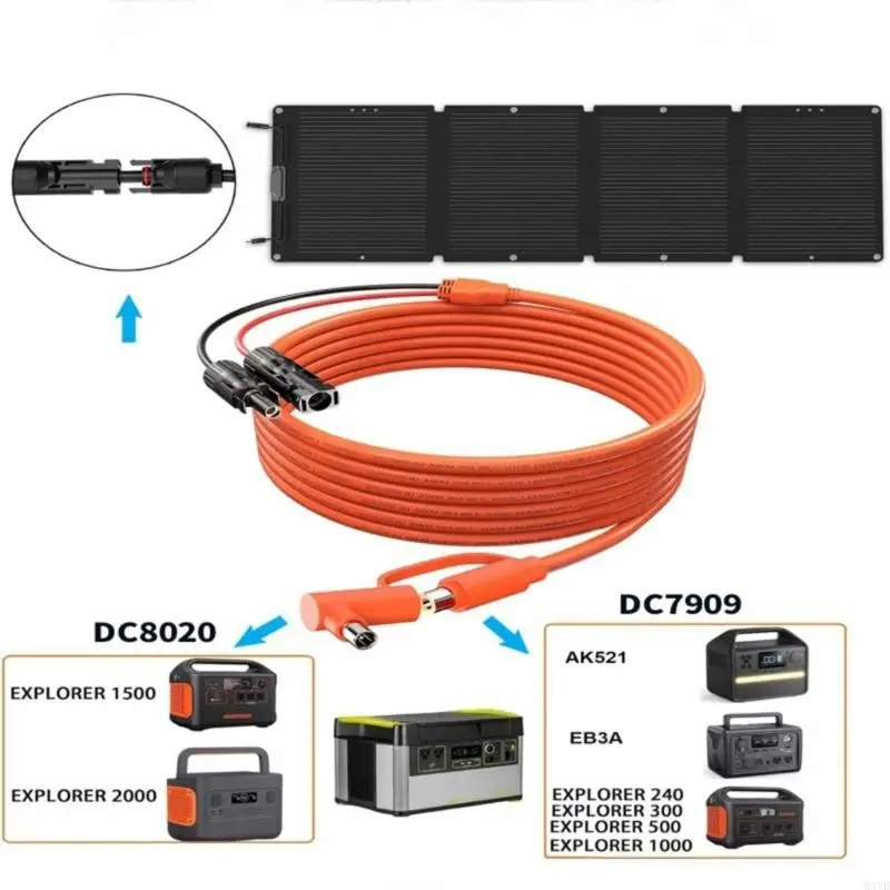 

Соединители солнечных панелей 14AWG, адаптеры длиной 2 м/300 см для эффективного подключения систем M4YD