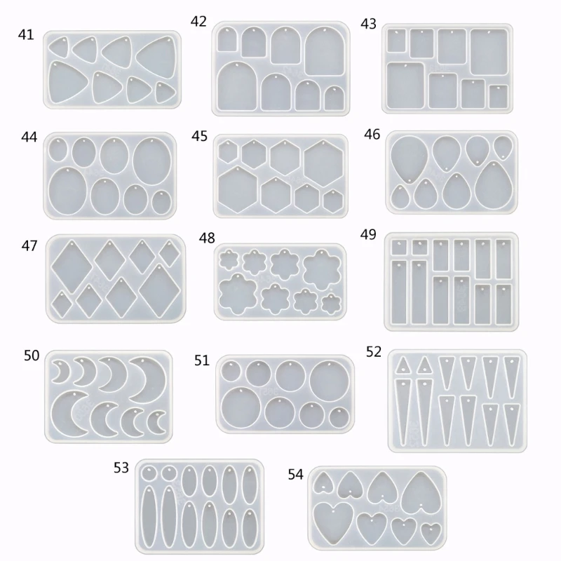 

Silicone Keychain Moulds with Holes Silicone Material DIY Hand-Making Tools Dropship