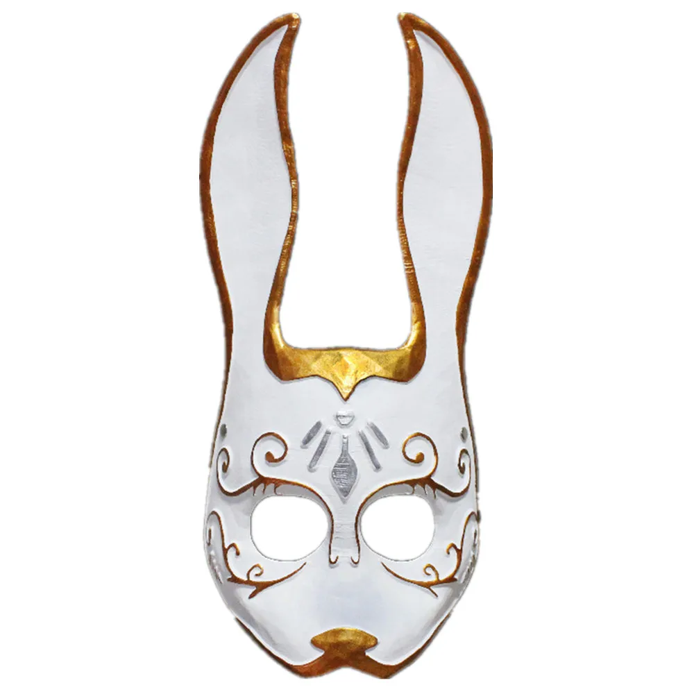 Terror Cat Mask Halloween Dressing up Rabbit Mask Holiday Ball Party Funny Cosplay Face Mask 3D Resin