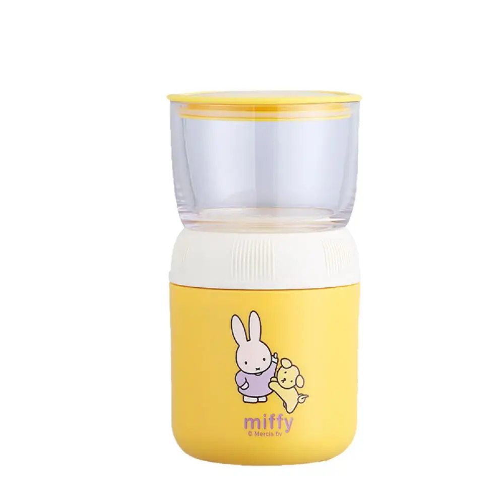 

Чашка для завтрака Miffy с молоком и фруктами, студенческий и офисный работник, чашка для овса, чашка для каши, портативная чашка для йогурта, мультяшная и милая