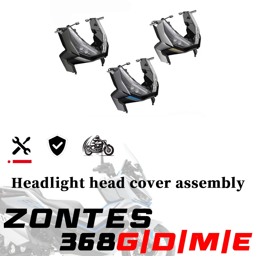 

Для фар мотоцикла ZONTES 368G, передняя декоративная крышка, левая и правая комбинированная фара, левые и правые указатели поворота.