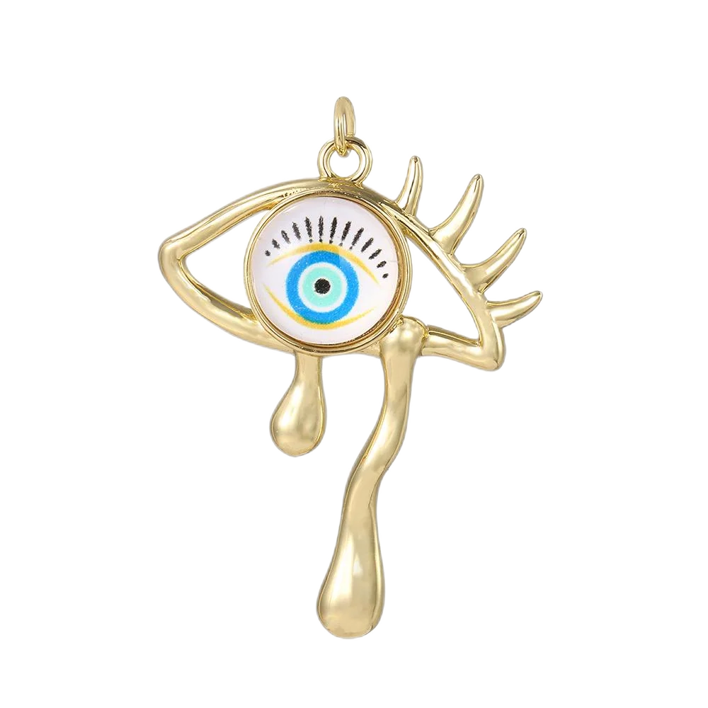 Bohemia Eyes for Jewelry Making Supplies Gold Color Star Animals Dijes diy Earrings Bracelet Necklace Accessories Designer image 4