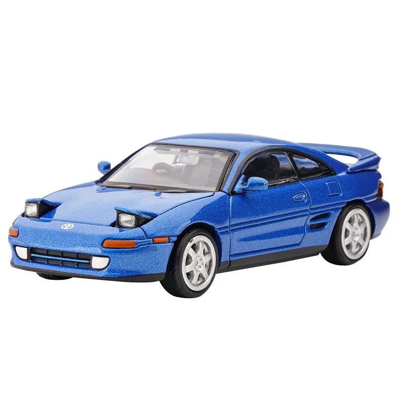 1/64 Toyota MR2 W20 diecast alloy simulation model, children\'s collection of decorative toys, holiday gifts for children.