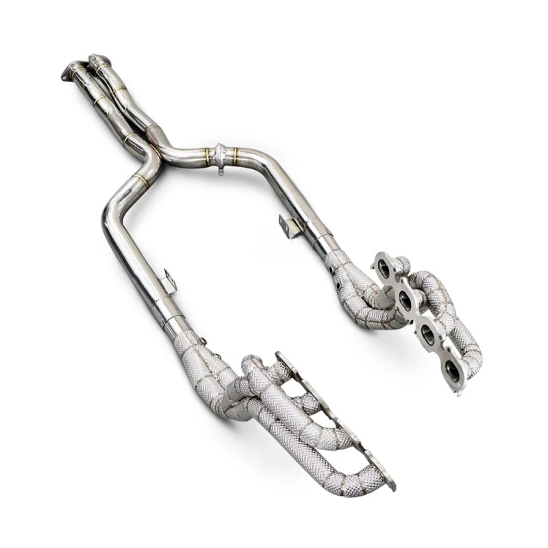 

Racing performance header exhaust manifold catalytic converter, suitable for Mercedes Benz CLS63 AMG 6.2 2007-2015