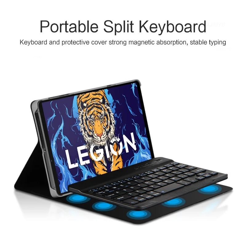 Imagem -03 - Teclado para Lenovo Legion Y700 8.8 Tb-9707f Tb-9707n 9707 Tablet pc Bluetooth Teclado Capa Protetora Suporte Escudo Funda Case do