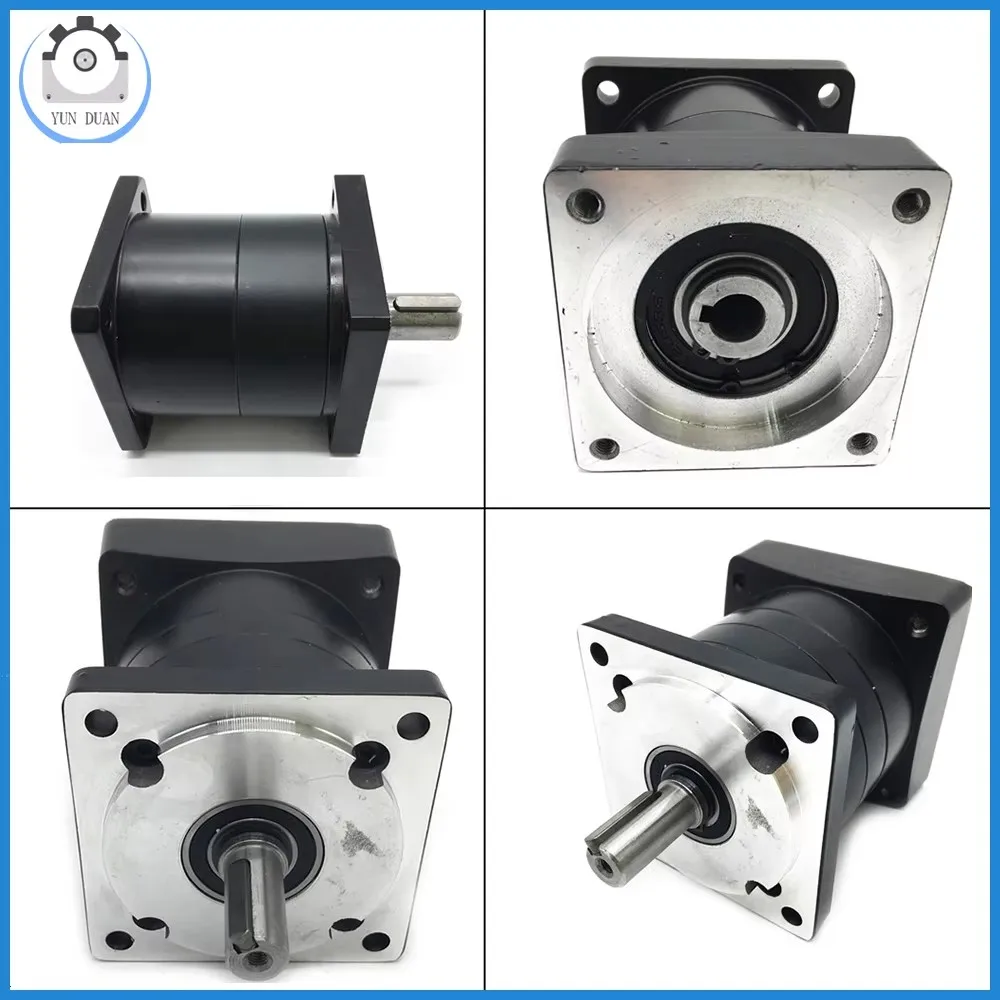 Servo Motor Reducer 80mm Flange Planetary Gearbox Input & Output 19mm Speed Ratio 3:1,5:1,10:1,30:1~216 Reducer for Servo Motor