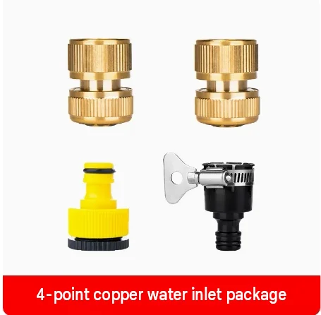 Plastic and Brass Garden Hose Connectors Quick Water Fittings with Multiple Adapter Options