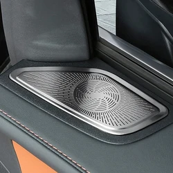 For Mercedes Benz GLC X254 2023 Door Speaker Panel Tweeter Grille Cover Stainless Steel Sticker Interior Car Accessories Decals