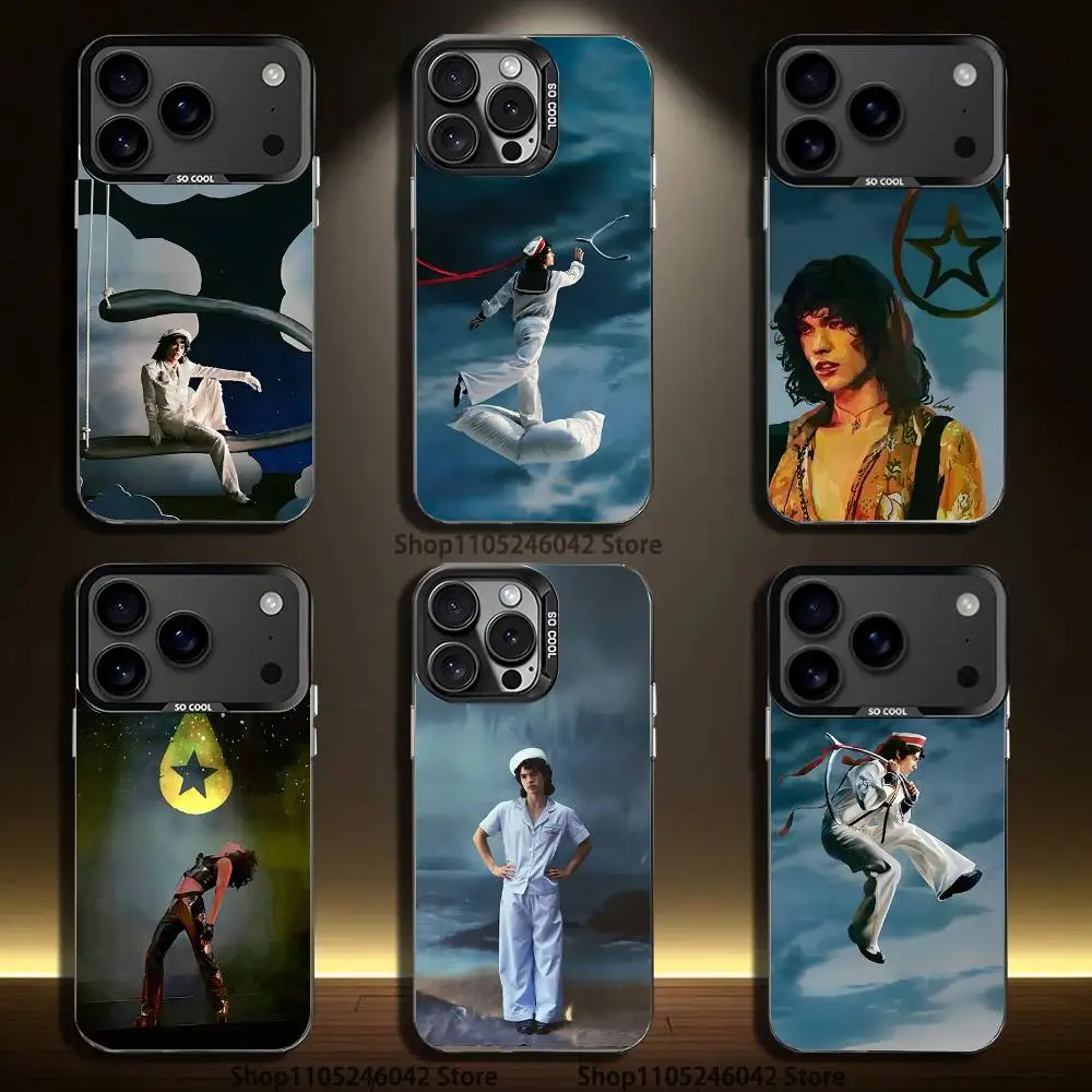 

C-Conan Gray Wishbone Phone Case For iPhone 17,16,15,14,13,12,11,Pro,XS,Max,Plus,Mini,SE4,E Black Matte Shockproof Cover