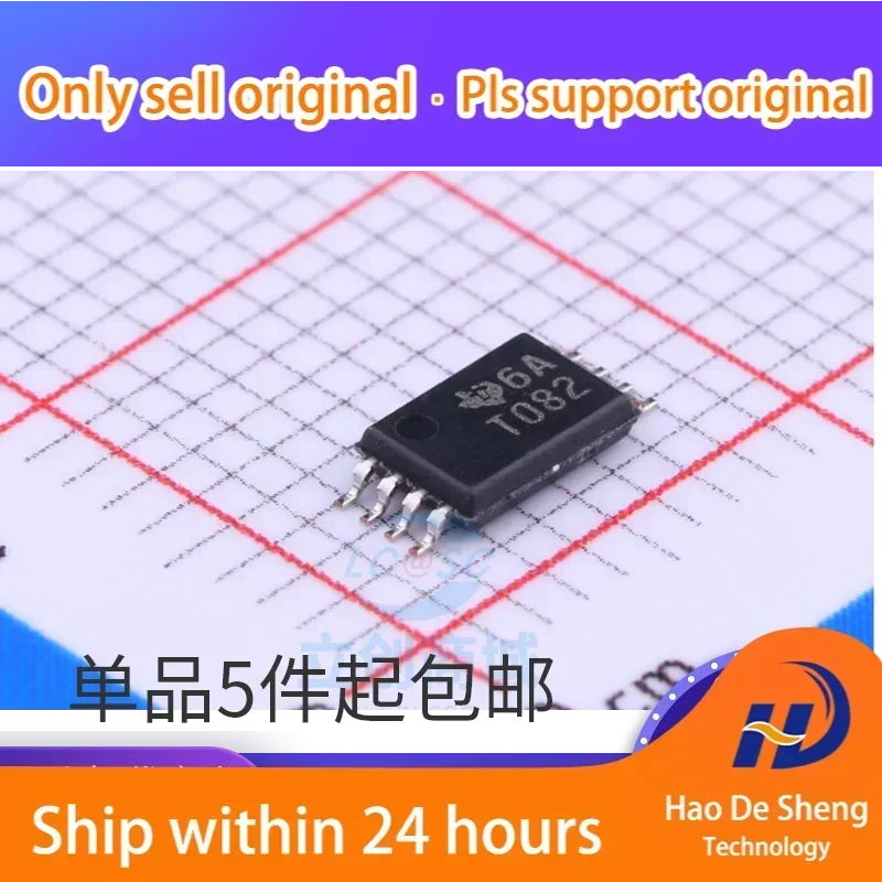 

10PCS/LOT TL082 TL082CPWR Logo T082 TSSOP8 New Original in Stock
