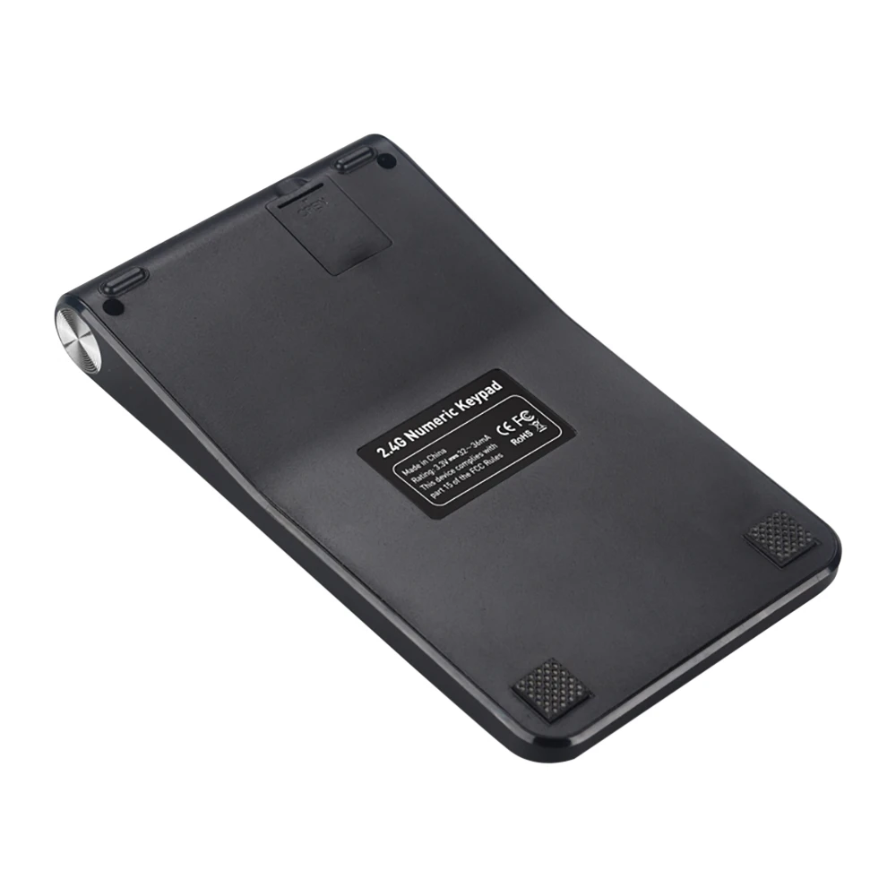 19 مفتاحًا لاسلكيًا 2.4G USB رقم لوحة المفاتيح/آلة حاسبة مع شاشة ديجيتال قابلة لإعادة الشحن لوحة مفاتيح ذكية رقمية صغيرة مستلزمات مكتبية #6