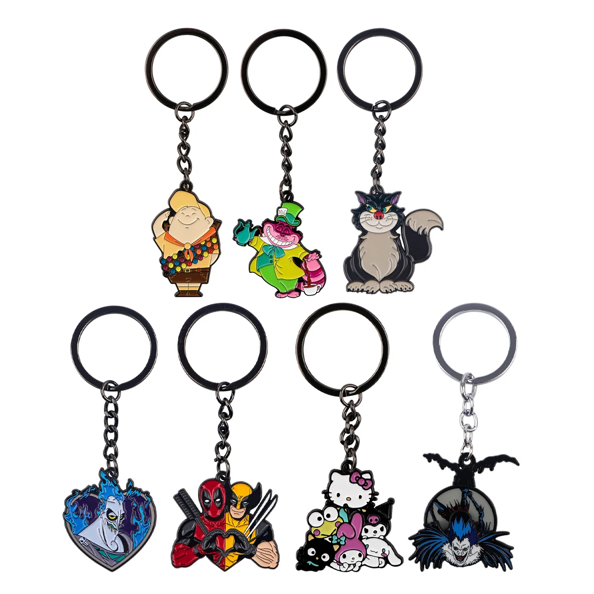 

Cool Movie Characters Keychain Funny Cartoon Animals Pendant Keyrings for Women Men Cosplay Jewelry Fans Souvenir Collect Gifts