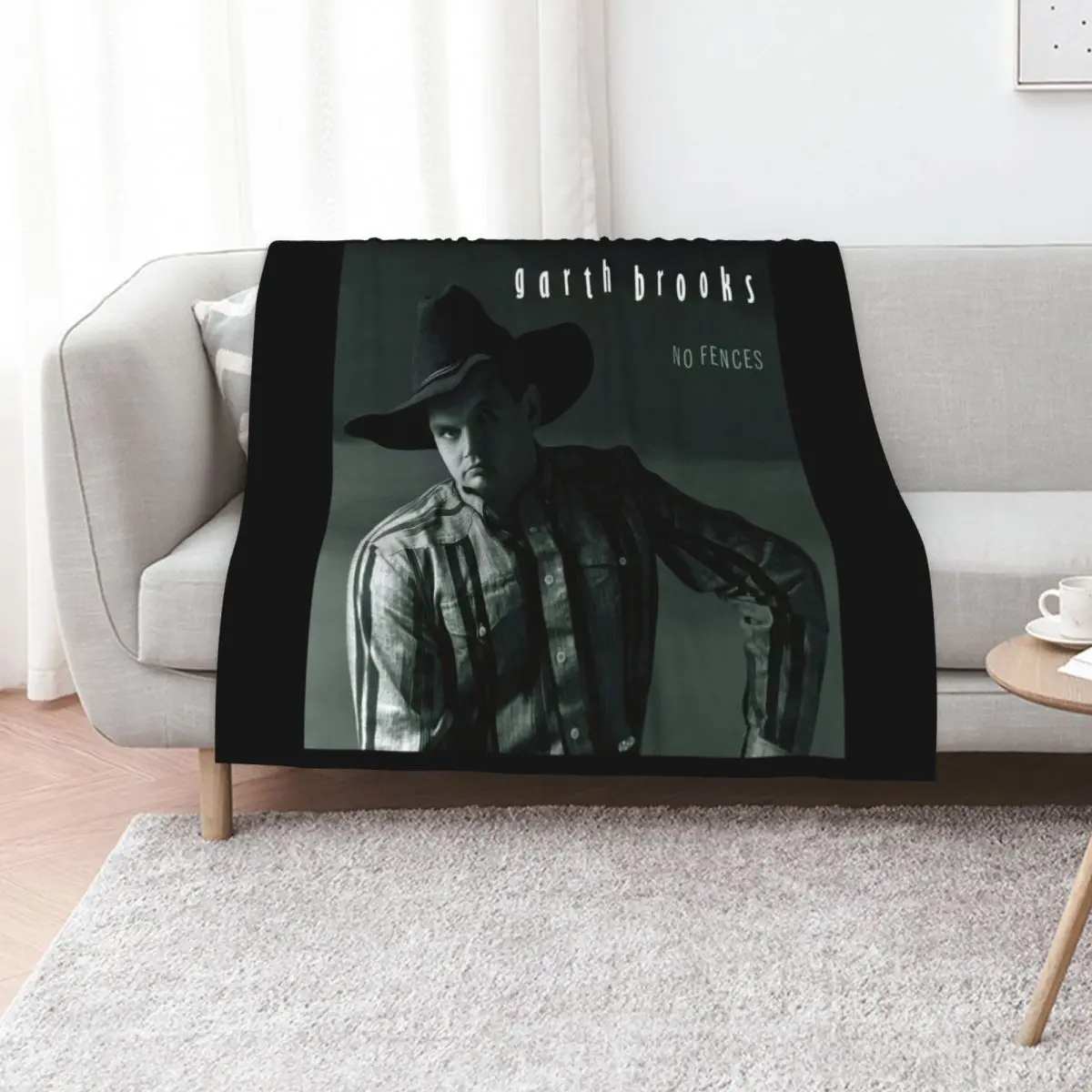 Garth Brooks No fences Throw Blanket Plush christmas decoration Thermals For Travel Bed funny gift Decoratives Blankets