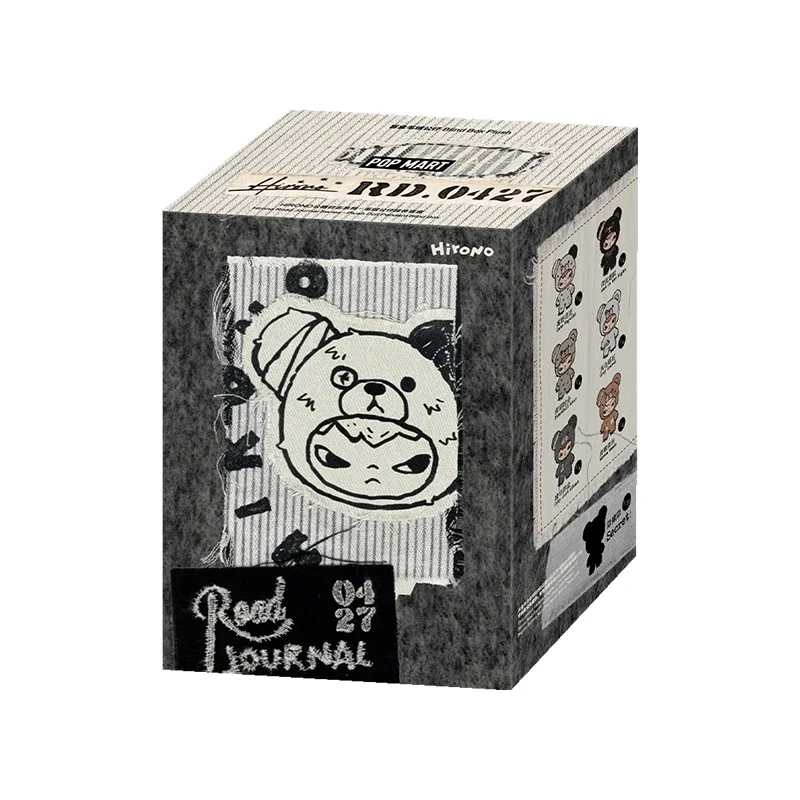 POP MART Hirono Road Journal Series Pluche pophanger Trendy Blind Willekeurige doos Speelgoed Mystery Box Guess Bag Action Figure Surprise
