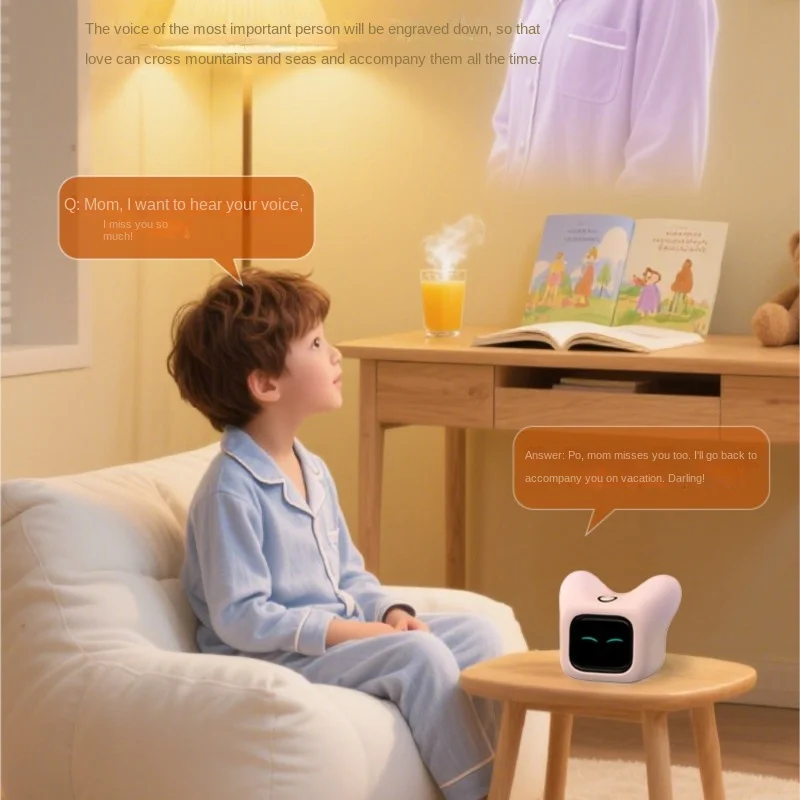 Immagine 4: AI Xiaozhi Animale Domestico Elettronico Robot Interattivo con Intelligenza Artificiale Compagno Emotivo Deepseek Bean Bun Chat Girlfriend Nuovo 2026