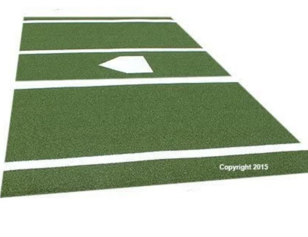 

NWT изготовленный на заказ портативный ковер из синтетической травы, бейсбольный коврик для ударов в помещении и на открытом воздухе, домашний коврик для тарелок