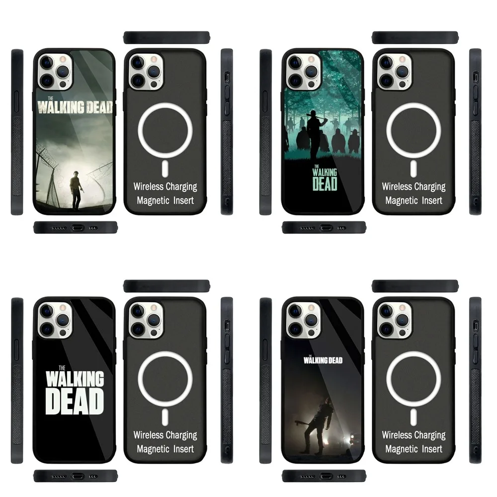 The Walking Dead TV Phone Case Strong Magnetic For IPhone 15,14,13,Pro,Max,Plus,11,12,Mini For Magsafe Wireless Charging