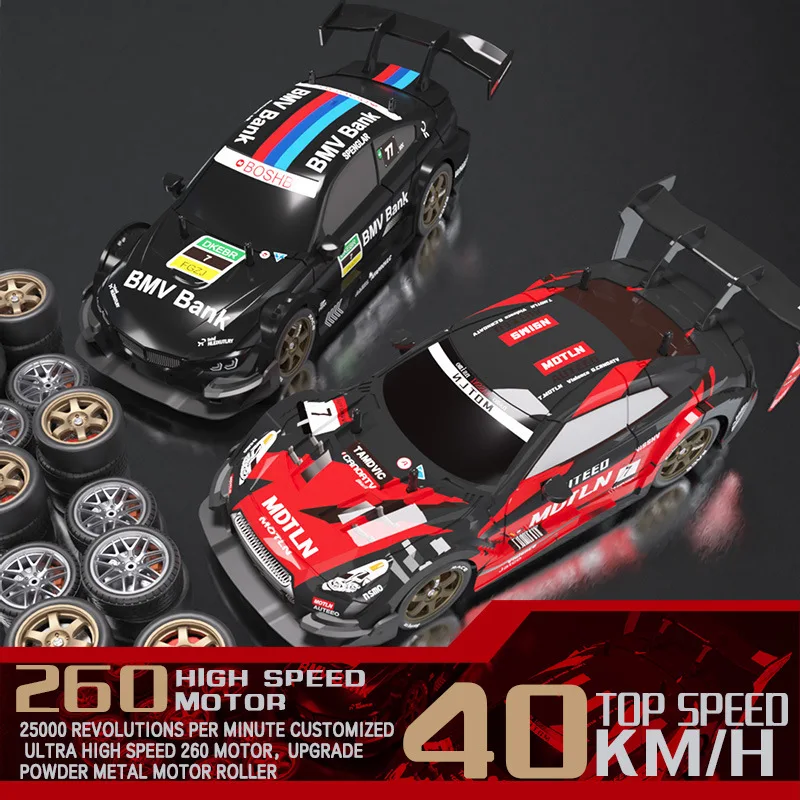 Remote Control Car Half Proportional 4WD Professional High Speed Racing Drift Off Road 1:16 RC Charging Boy Toy Birthday Gift