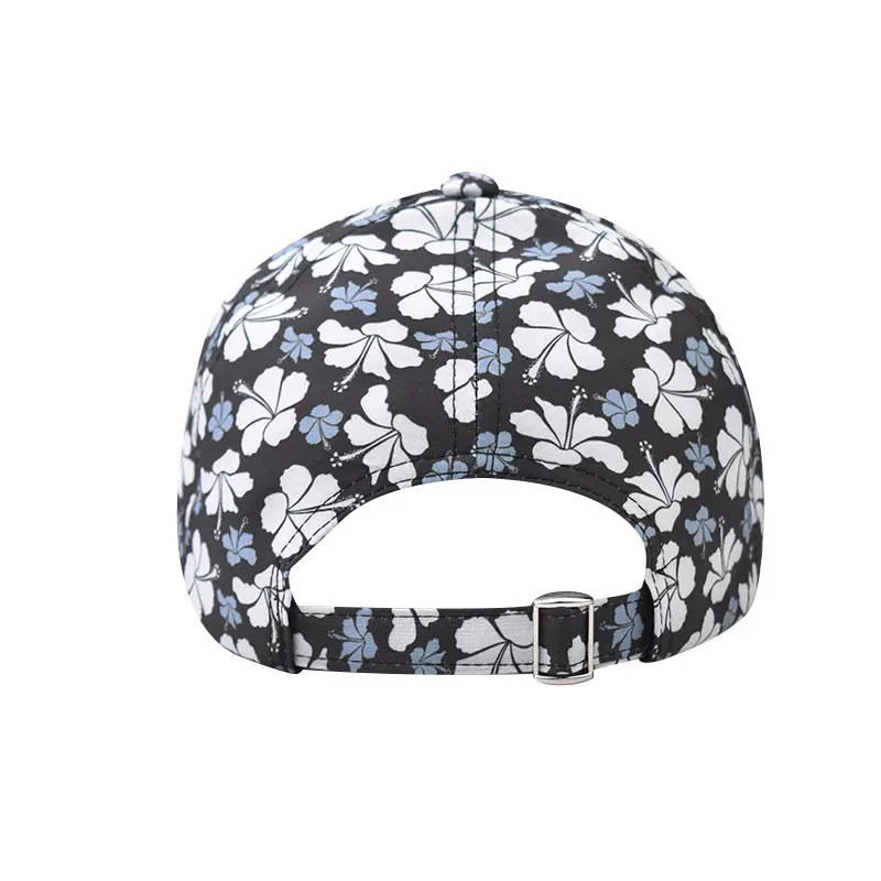 2023 Four Seasons Polyester Flower Print Casquette Baseball Cap Adjustable Outdoor Snapback Hats for Men and Women 234