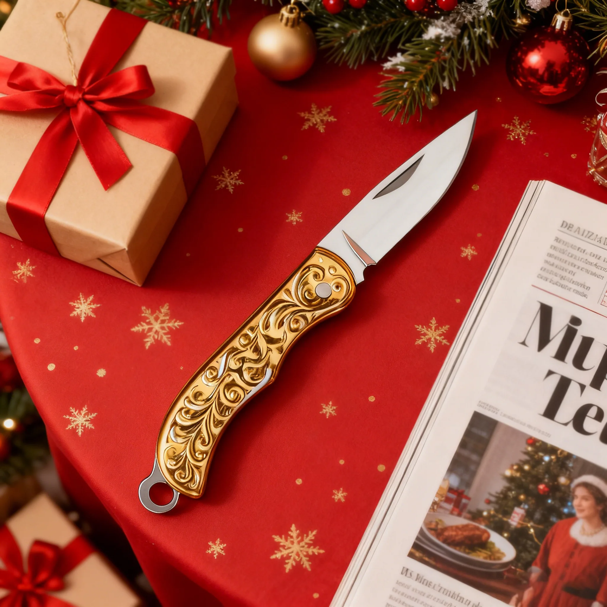 Mini Folding Knife Household Unboxing Knife Keychain Portable Knife Detachable Express Keychain Utility Tool Hiking Accessories